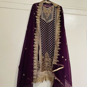 #11 Pakistani Georgette Gorgeous party Salwar Kameez